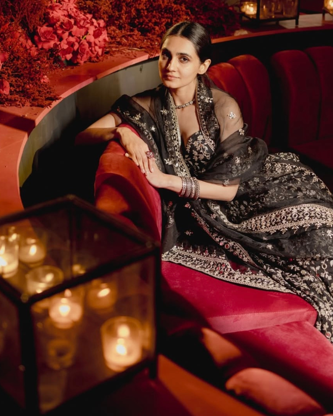 Gopi Vaid - Vedika Pinto in Harshini Lehenga Set From Jhilmil