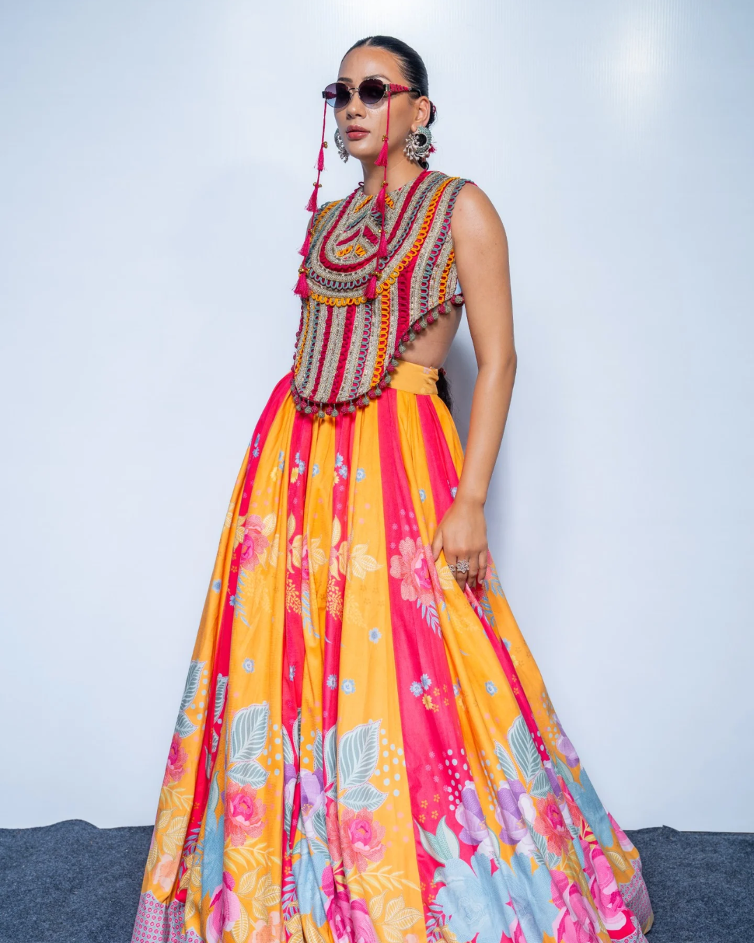 Rishi and Vibhuti - Orchid Lehenga From Rock & Roll