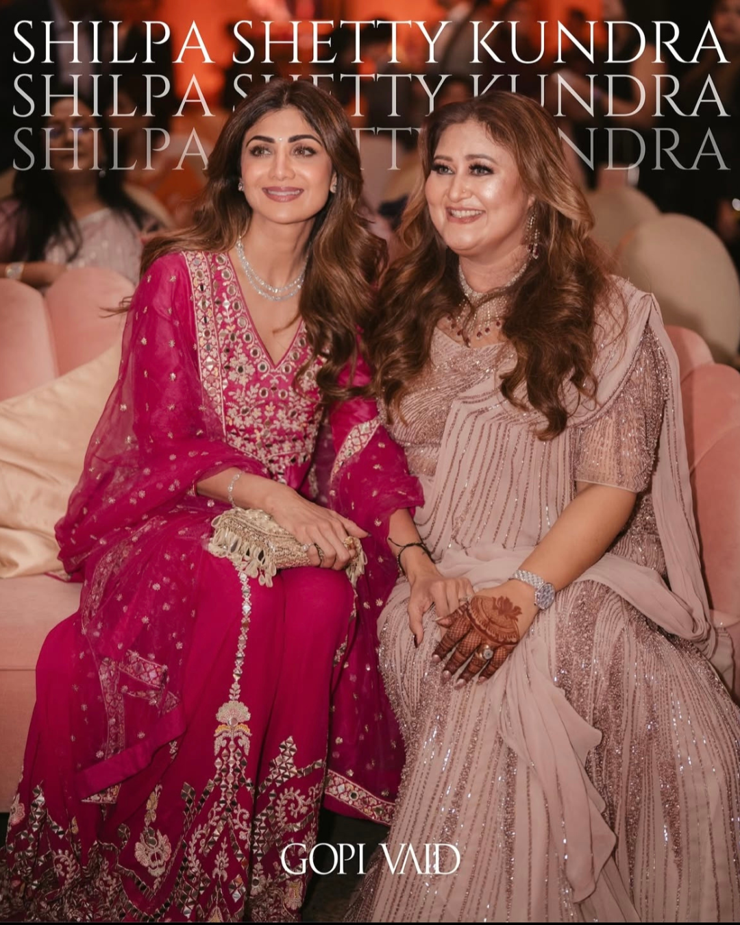 Gopi Vaid - Shilpa Shetty in Ekantika Sharara Set From Jhilmil