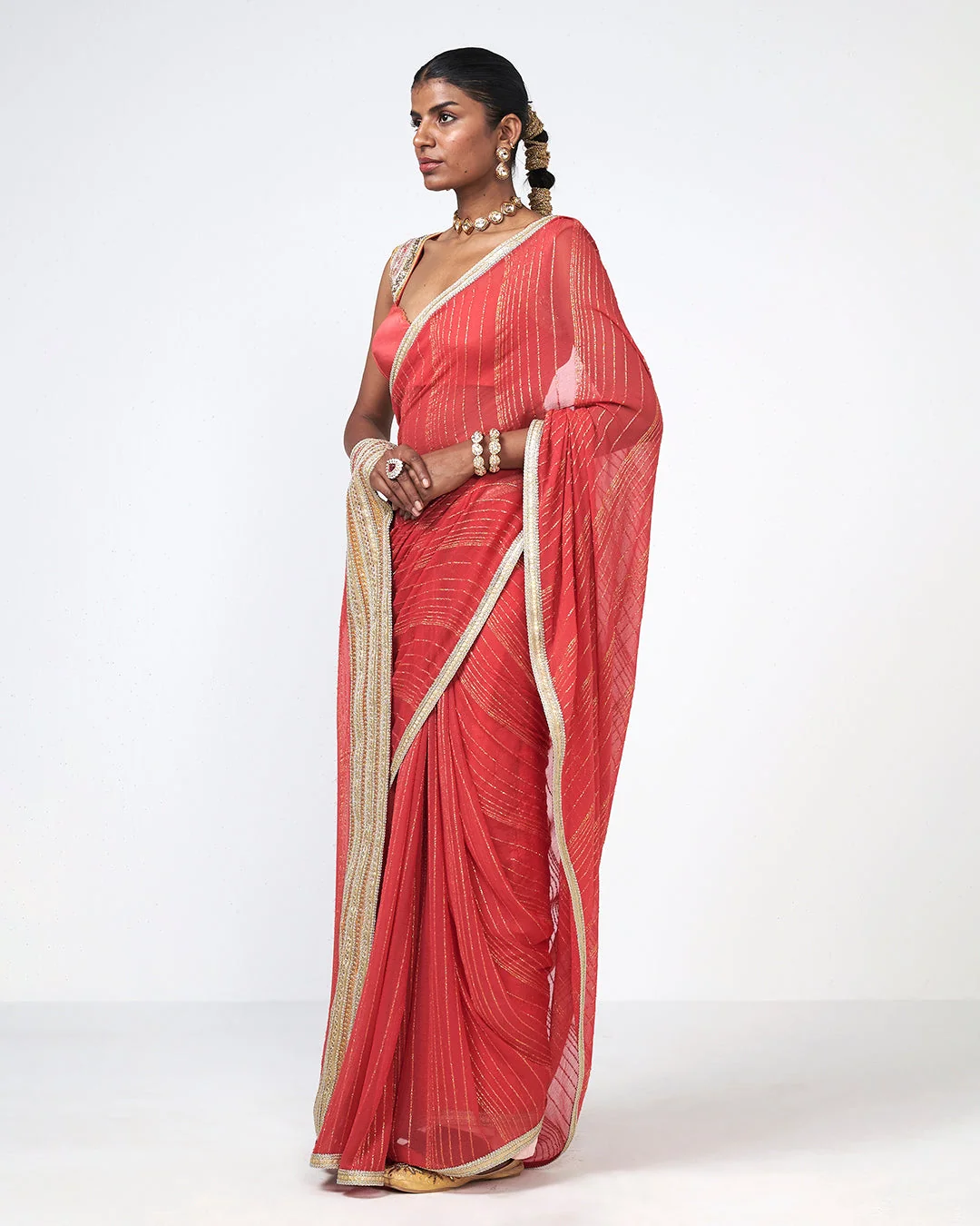 Rishi and Vibhuti - Red Chandini From Gulon Ke Rang