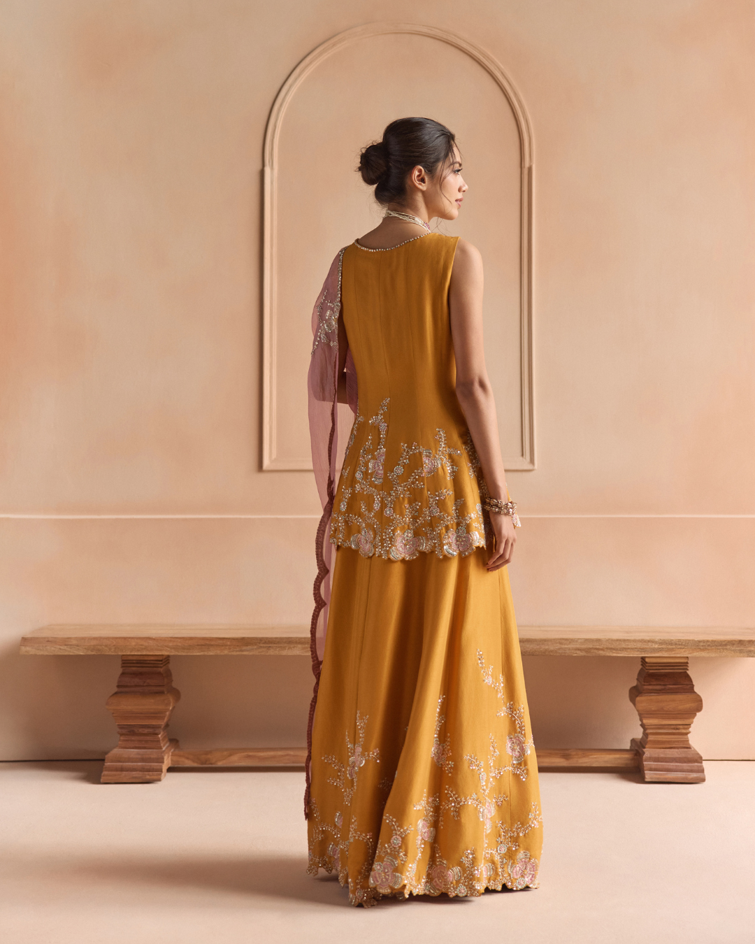 Osaa By Adarsh - Marigold Sharara Set From Off The Record