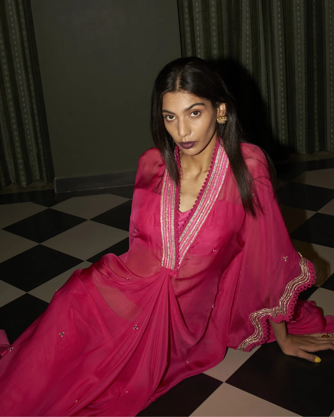 Rishi and Vibhuti - Ethereal Kaftan Set From Rock & Roll
