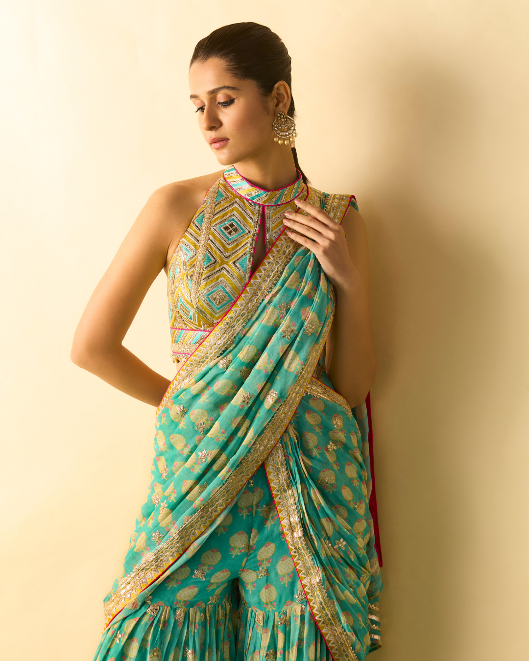 Gopi Vaid - Labdhi Saree Set From Chaar Bagh