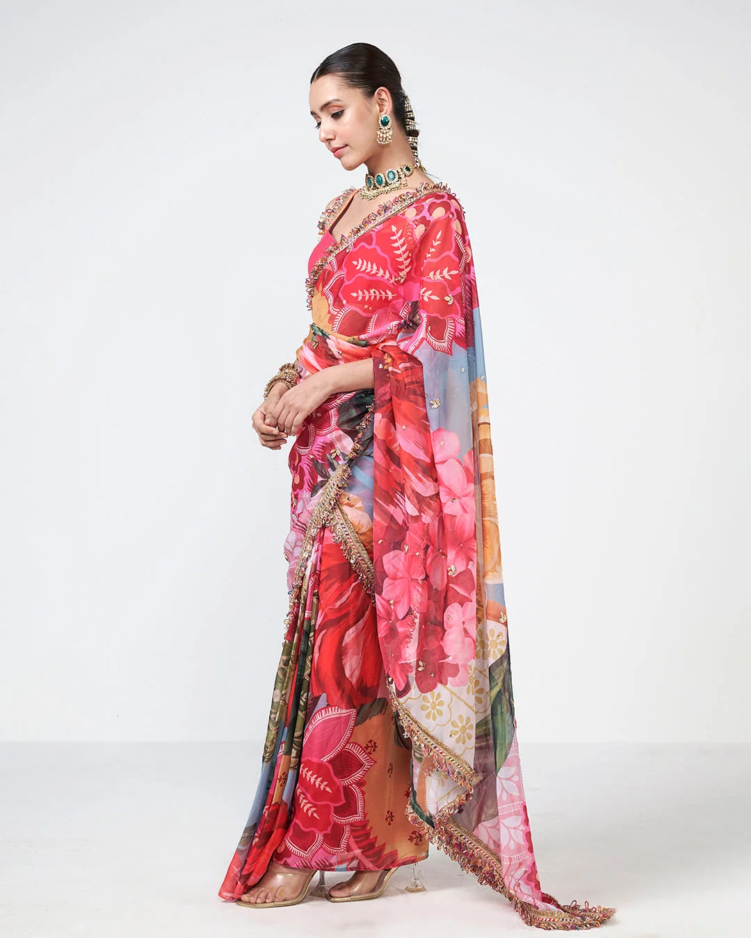 Rishi and Vibhuti - Phool Bagh Saree From Gulon Ke Rang