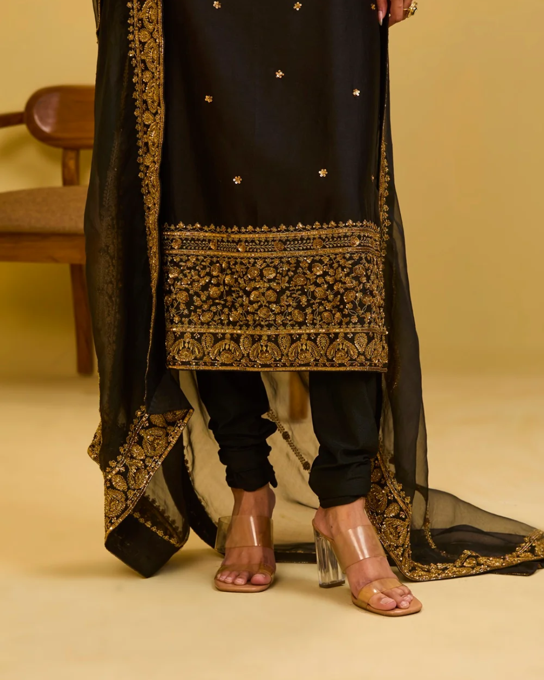 Esha Koul - Black Kurta Set From Naaz