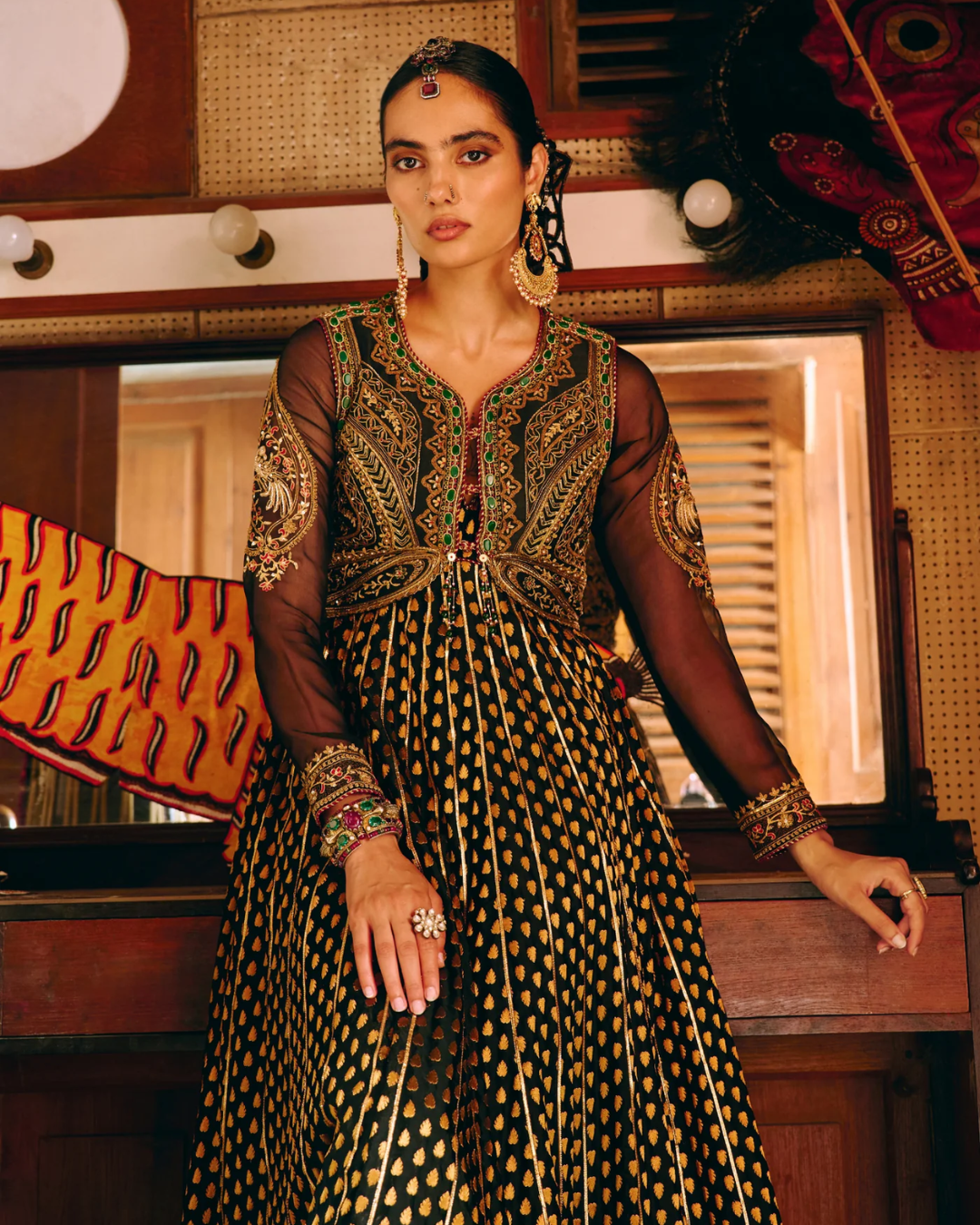 Aditi Gupta - Chandrika Anarkali Jacket Set From Chitrakatha