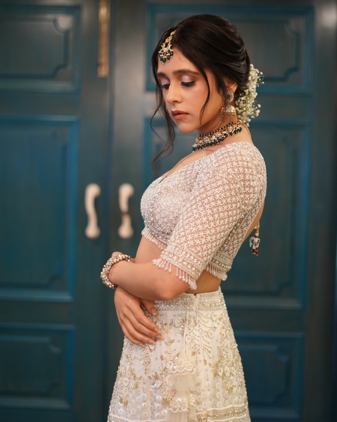 Isa by Dolly Wahal - Meet Ivory Bridal Lehenga From Bridal