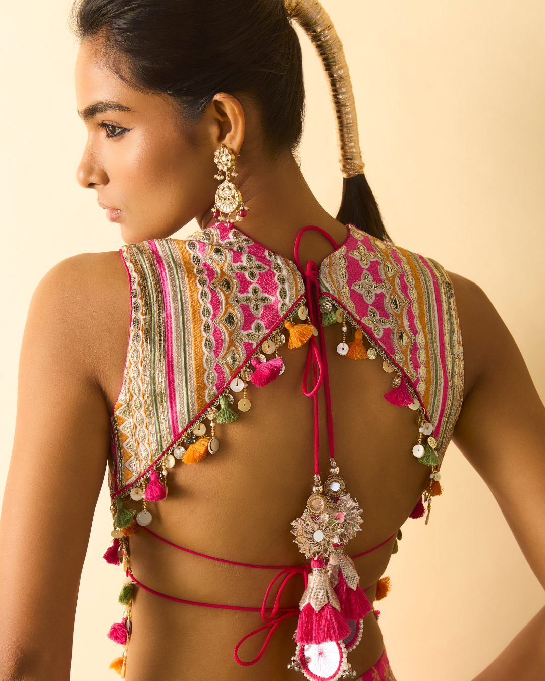 Gopi Vaid - Tara Corset Pant Set From Chaar Bagh