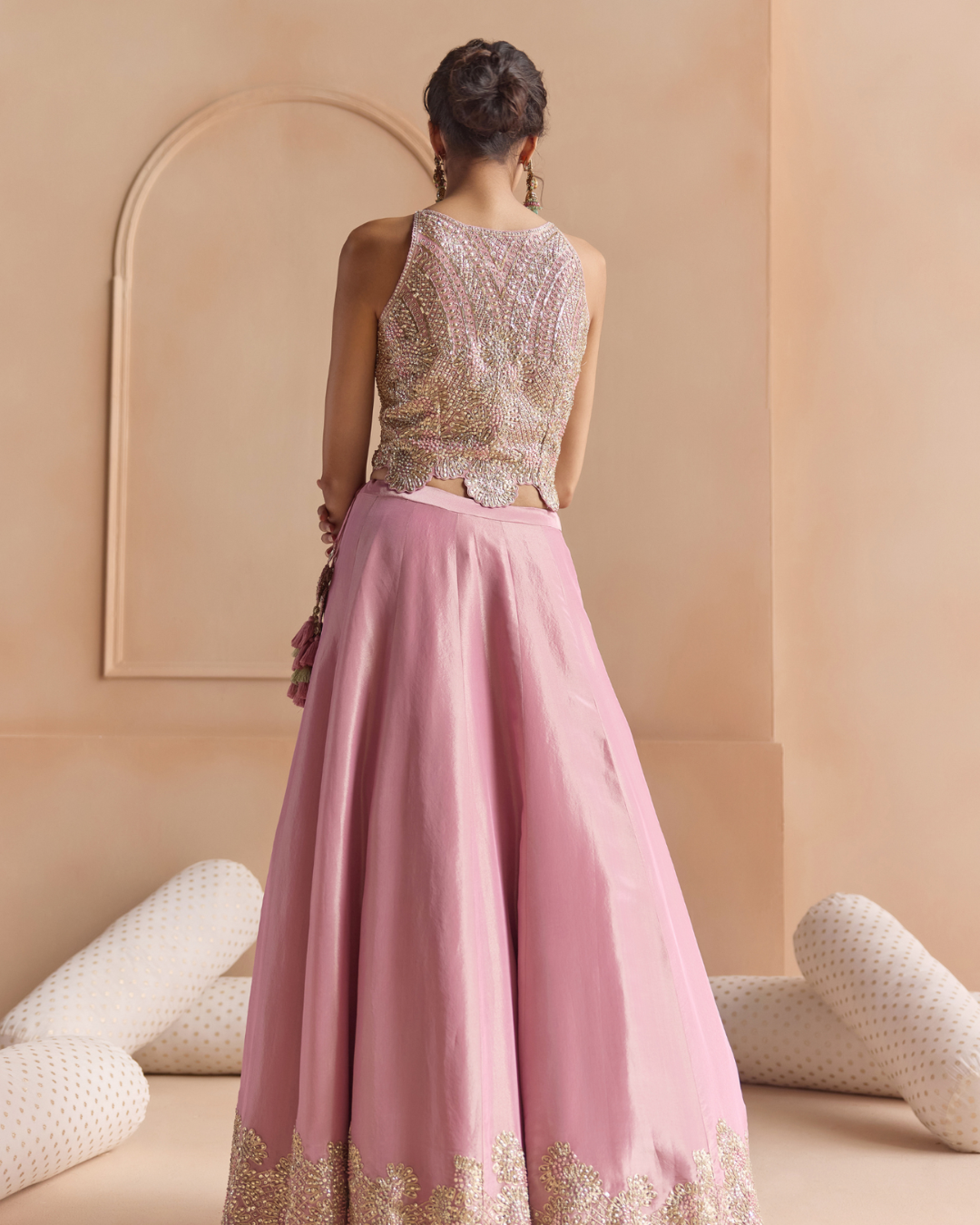 Osaa By Adarsh - Flamingo Pink Lehenga Set From Off The Record
