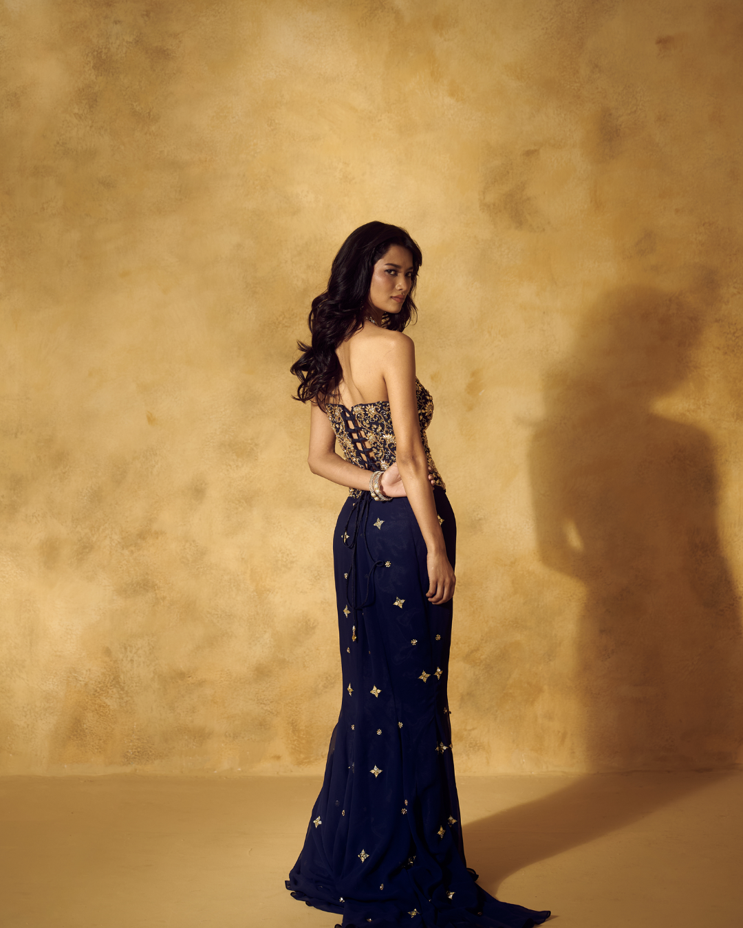 Rashika Sharma - YANA FISHTAIL SKIRT AND CORSET FROM LASHKARA