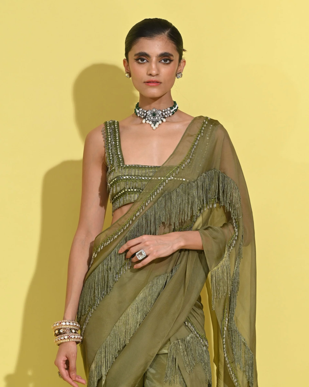 Rishi and Vibhuti - Veronica Saree Set  From Tamasha