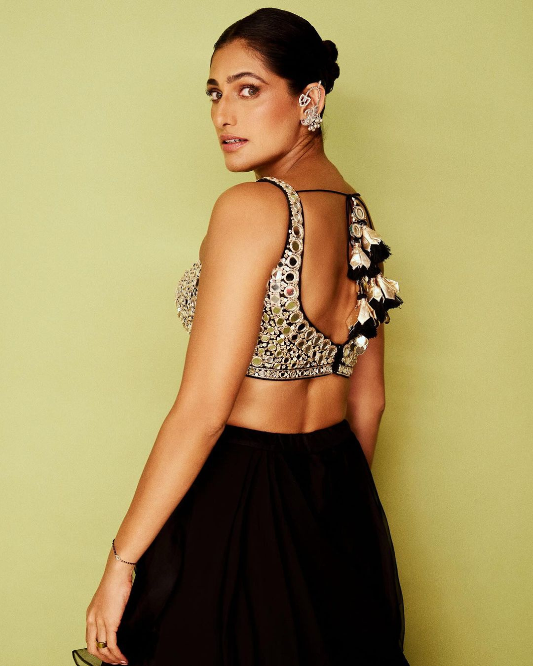 Gopi Vaid - Kubbra Sait in Gandhara Skirt Set From Jhilmil