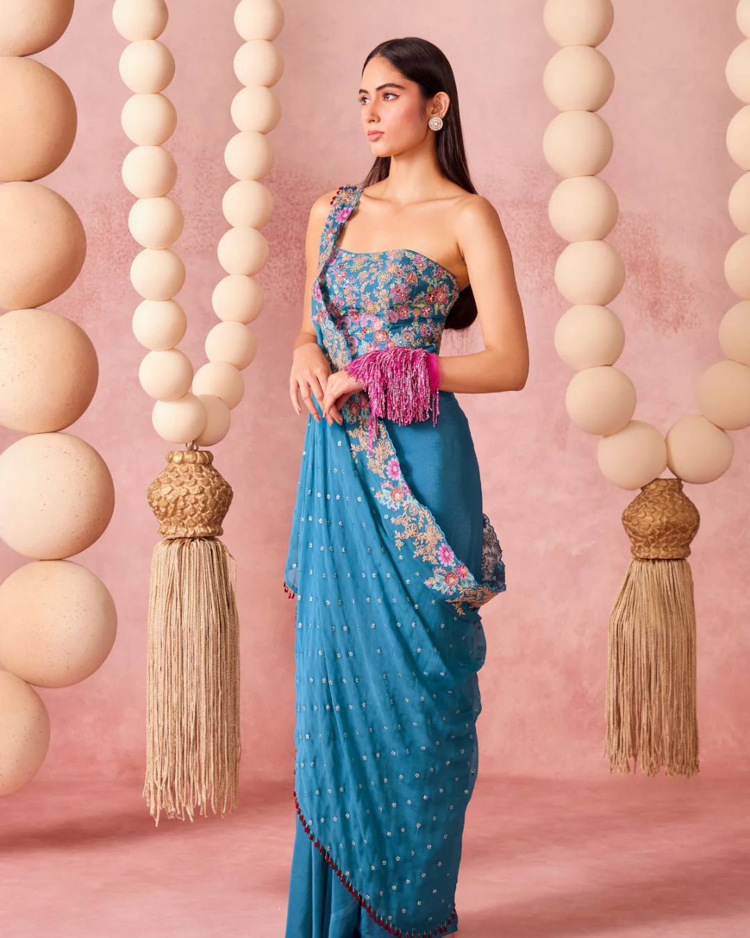 Chamee & Palak - Itra Drape Skirt From Jhoom
