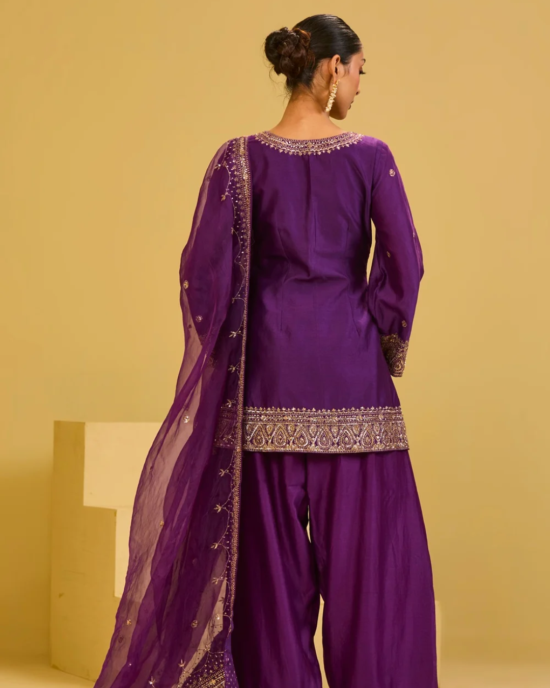 Esha Koul - Purple Salwar Set From Naaz