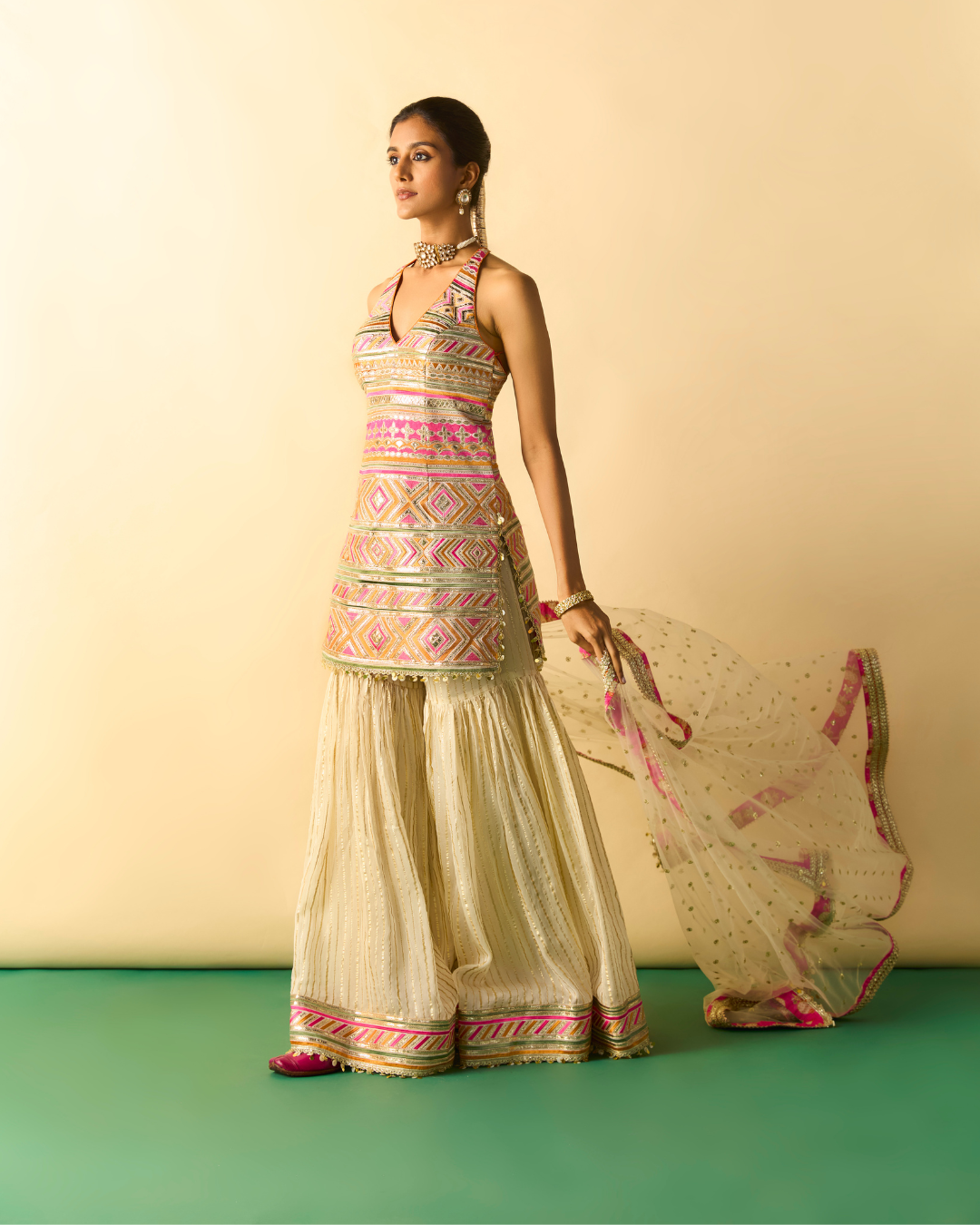 Gopi Vaid - Kriva Sharara Set From Chaar Bagh