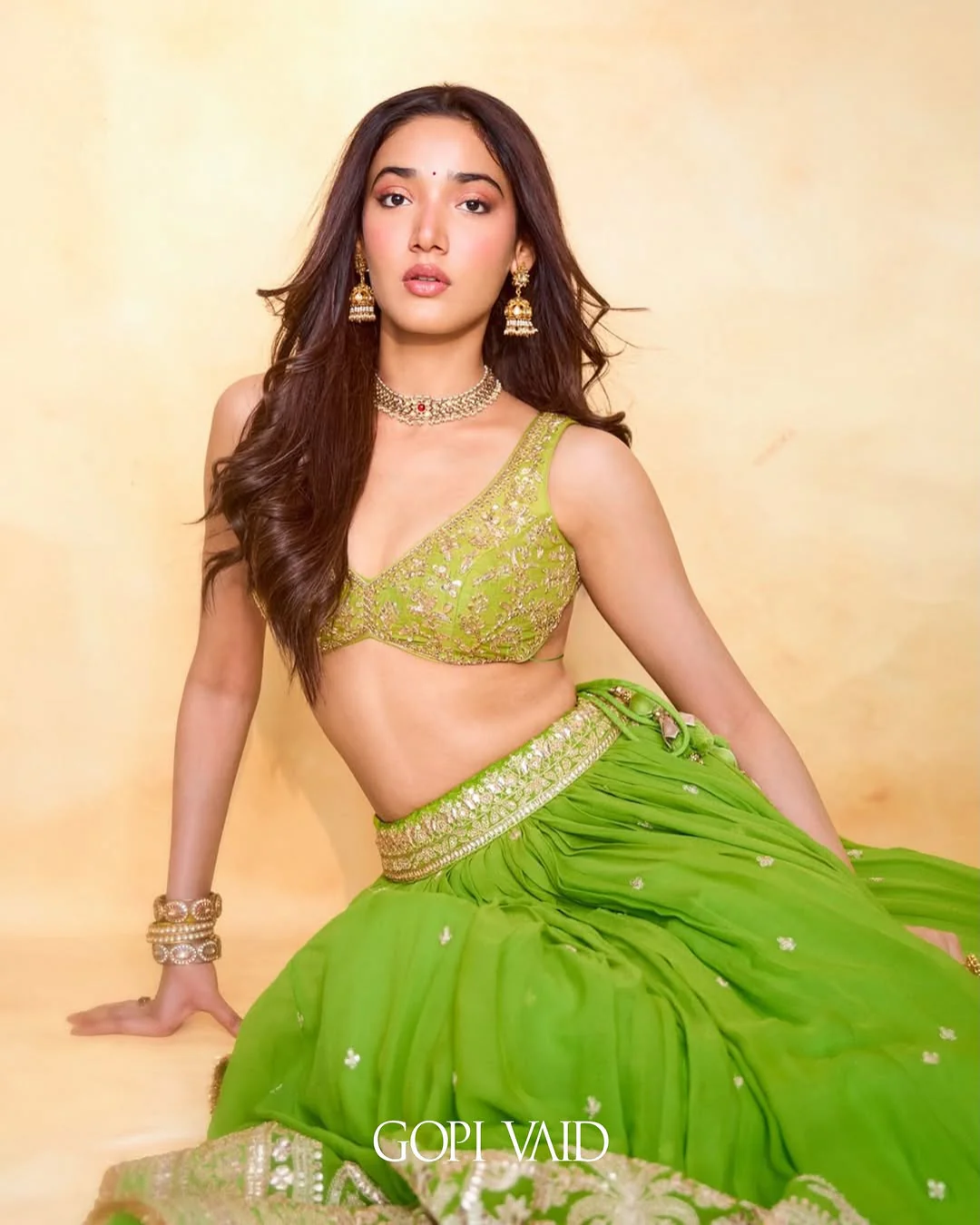 Gopi Vaid - Medha Shankar in Senedra Lehenga Set From Nizaam