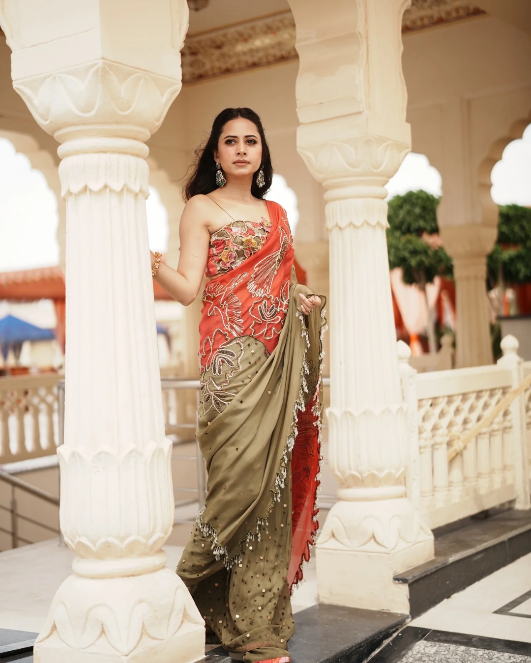 Rishi and Vibhuti - Jaanejaan saree From Tamasha