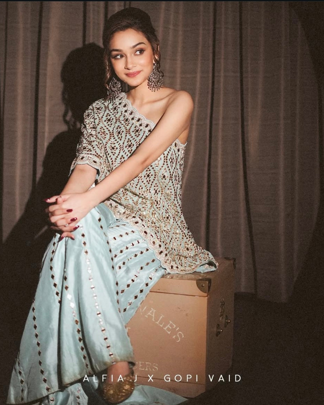 Gopi Vaid - Alfia Javed in Joan Pant Set From Jhilmil