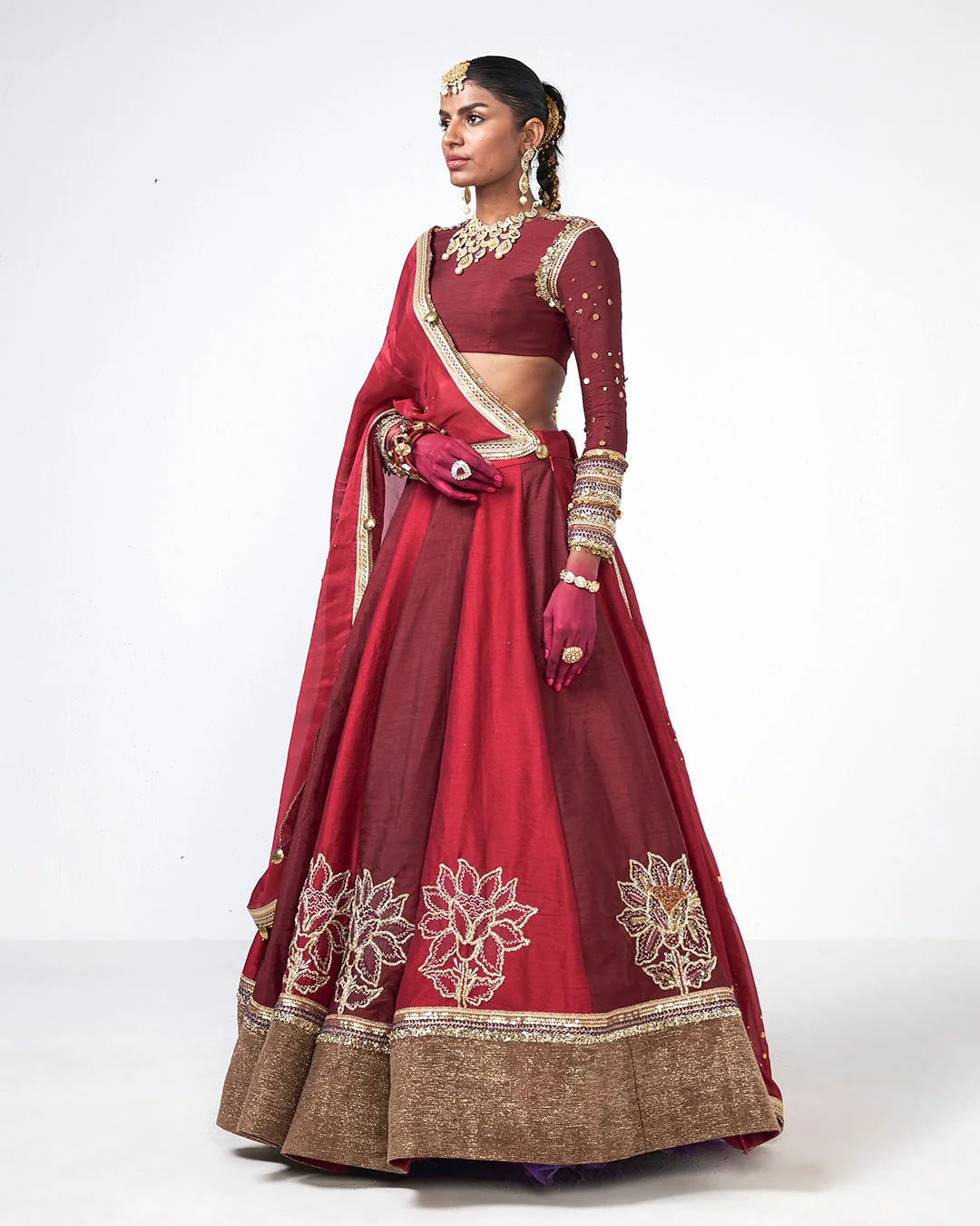 Rishi and Vibhuti - Deewani Lehenga From Gulon Ke Rang