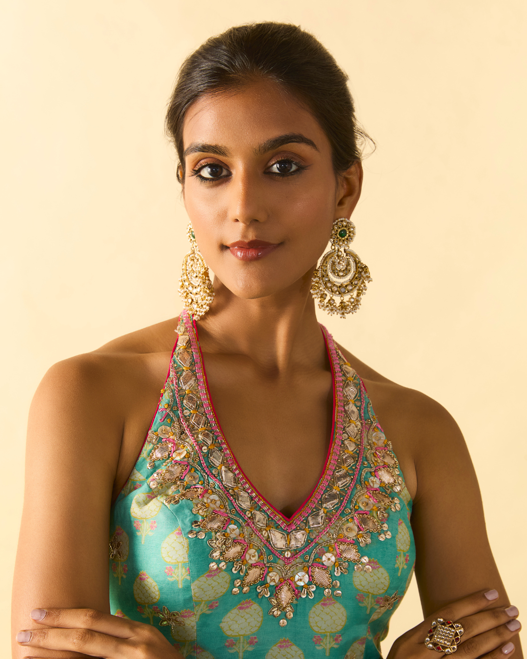 Gopi Vaid - Dwisha Halter Sharara Set From Chaar Bagh