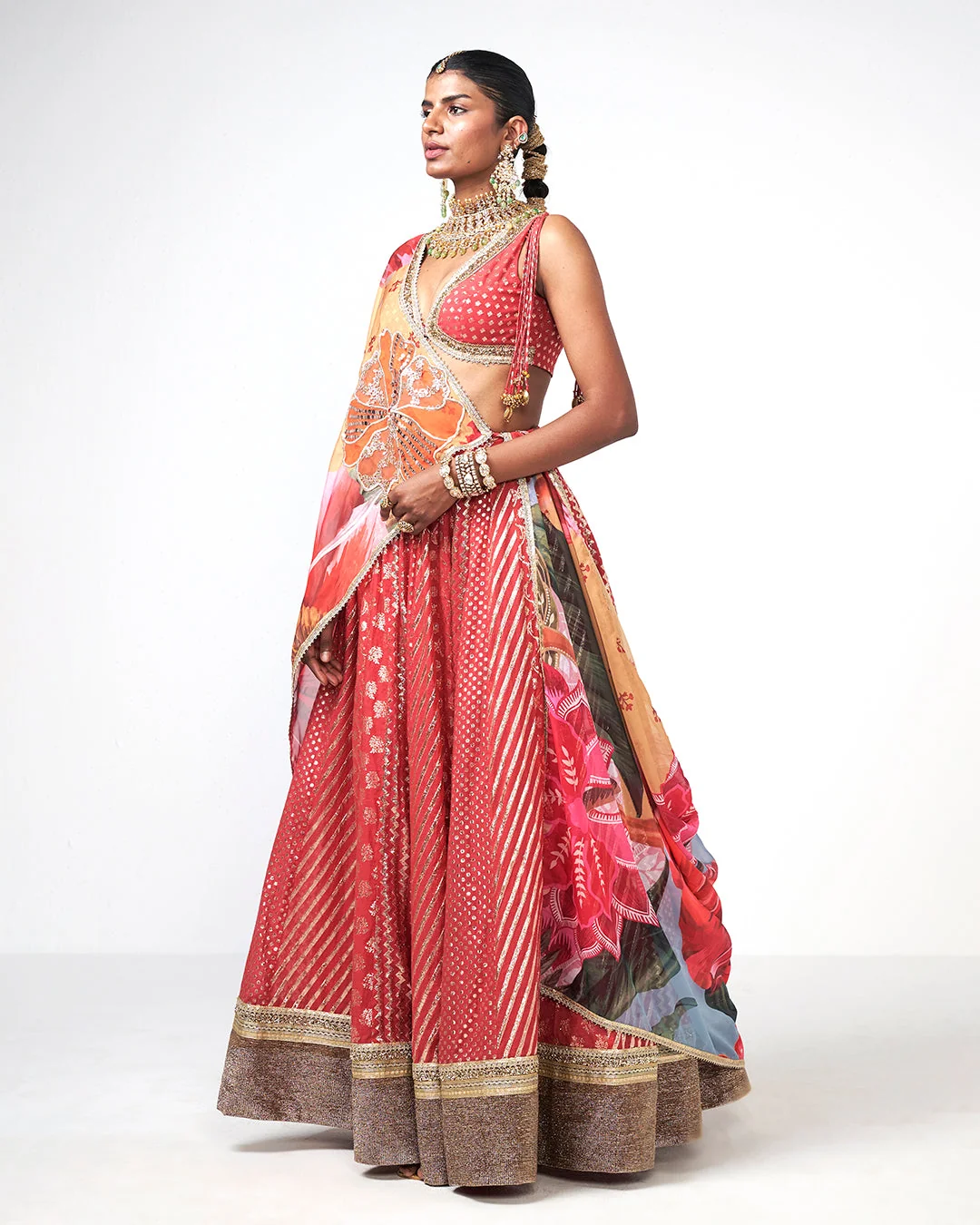 Rishi and Vibhuti - Gulbahar Lehnga From Gulon Ke Rang