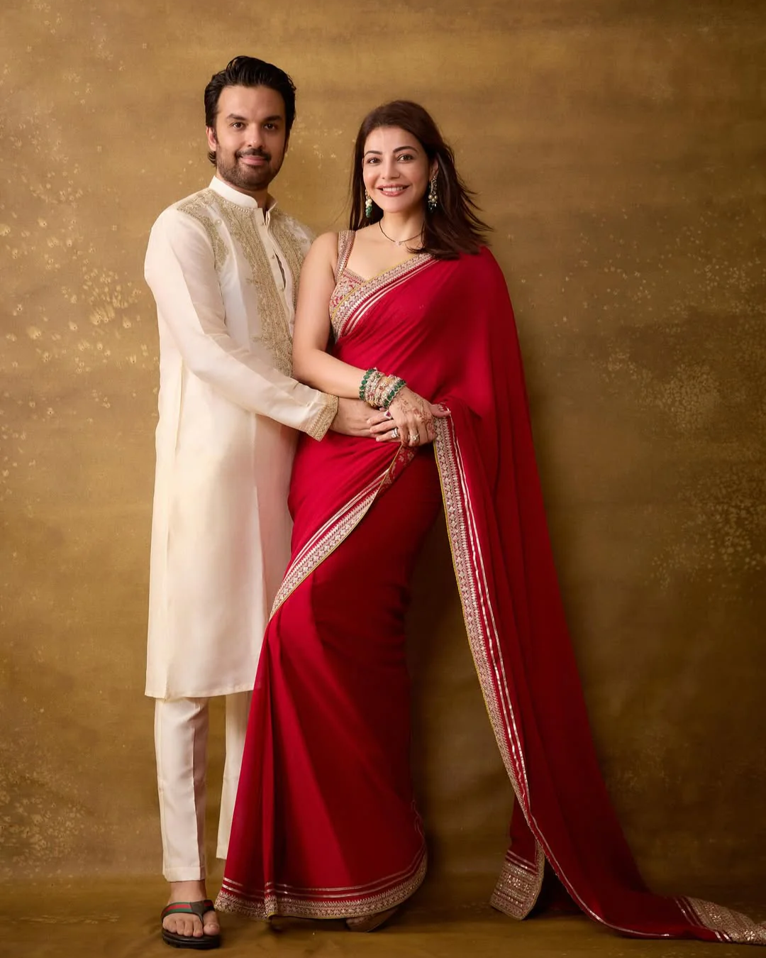 Gopi Vaid - Kajal in Zohra Saree Set From Nizaam