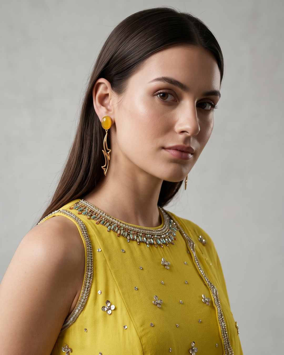 Basanti Kapde Aur Koffee - Yellow Embroidered Sharara Set From Suits & Shararas