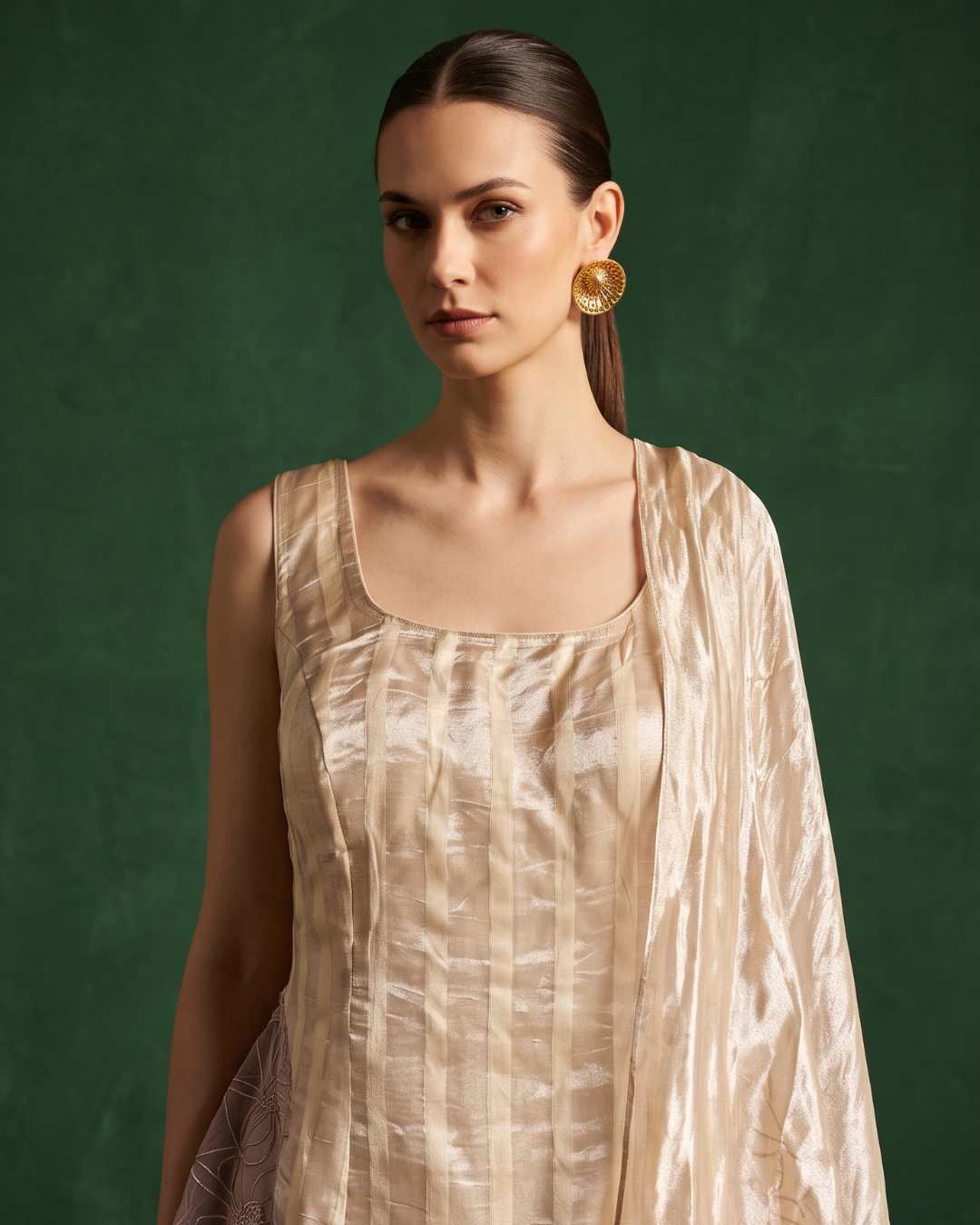 Basanti Kapde Aur Koffee - Pearl Elan Sharara Set From Suits & Shararas