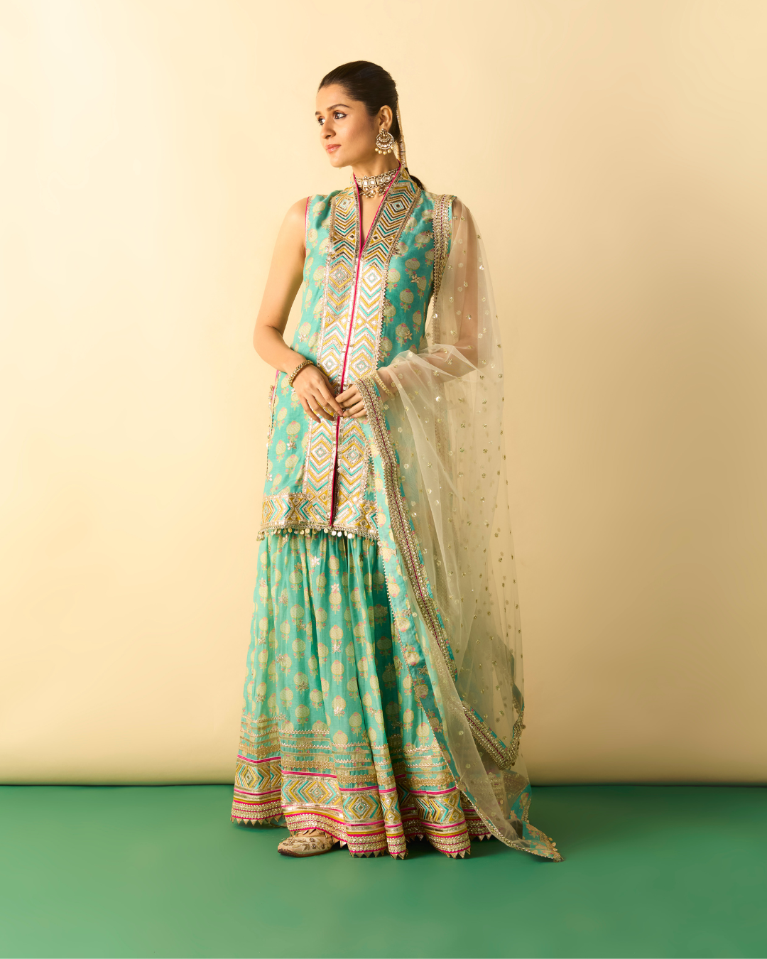 Gopi Vaid - Aarvi Sharara Set From Chaar Bagh