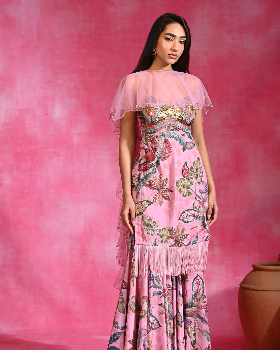 Rishi and Vibhuti - Brallet Tunic Set From Ek Main Aur Ek Tu