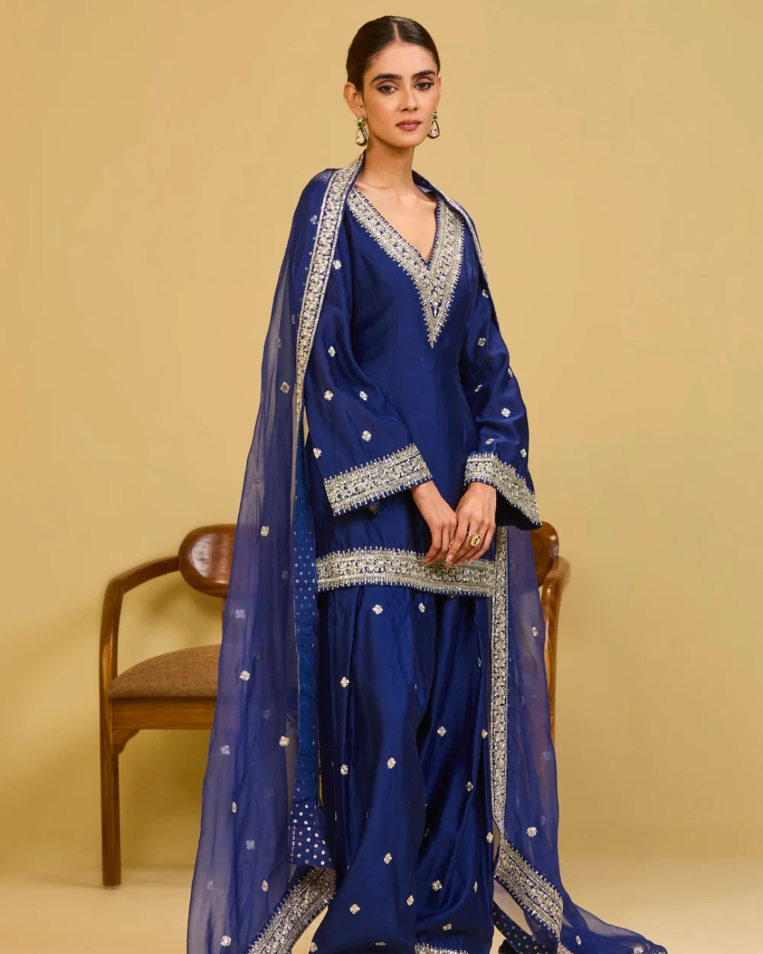 Esha Koul - Blue Salwar Set From Naaz