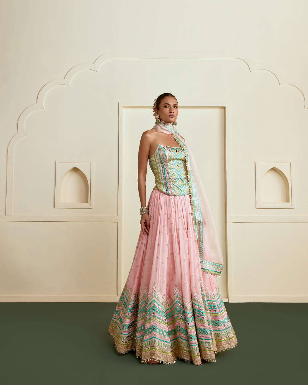 Gopi Vaid - Nabeeha Lehenga Set From Chaar Bagh