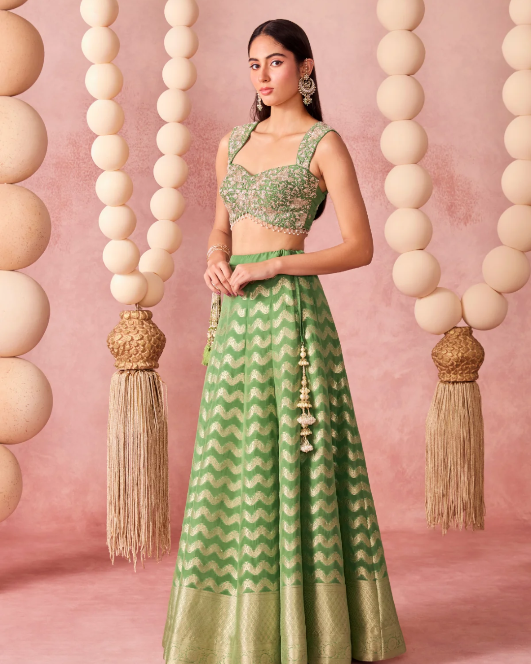 Chamee & Palak - Aafreen Lehenga From Jhoom