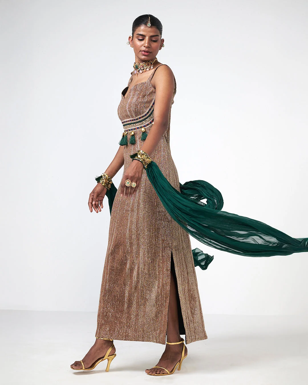 Rishi and Vibhuti - Sand Dunes Dress From Gulon Ke Rang