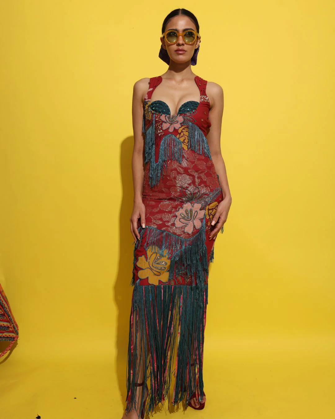 Rishi and Vibhuti - Shyra Fringed Dress From Tamasha
