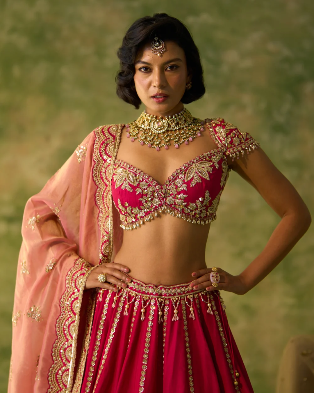 Prevasu - Rani Pink Lehenga Set From Silsila