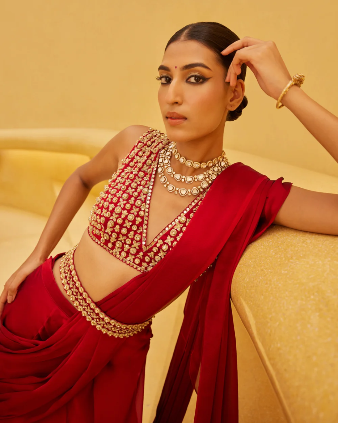 Prevasu - Red Saree From Eraya
