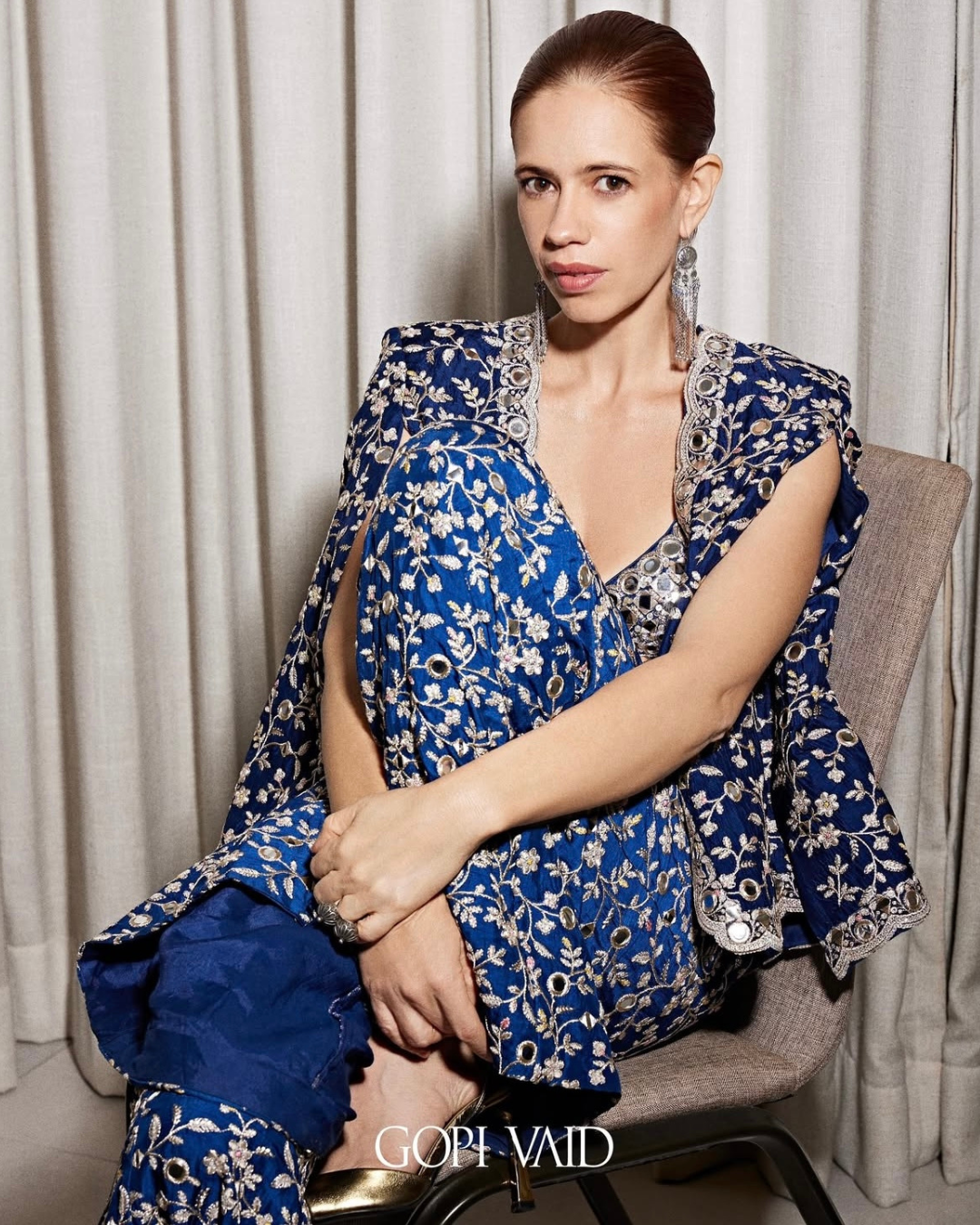 Gopi Vaid - Kalki Koechlin in Dhyeya Pant Set From Jhilmil