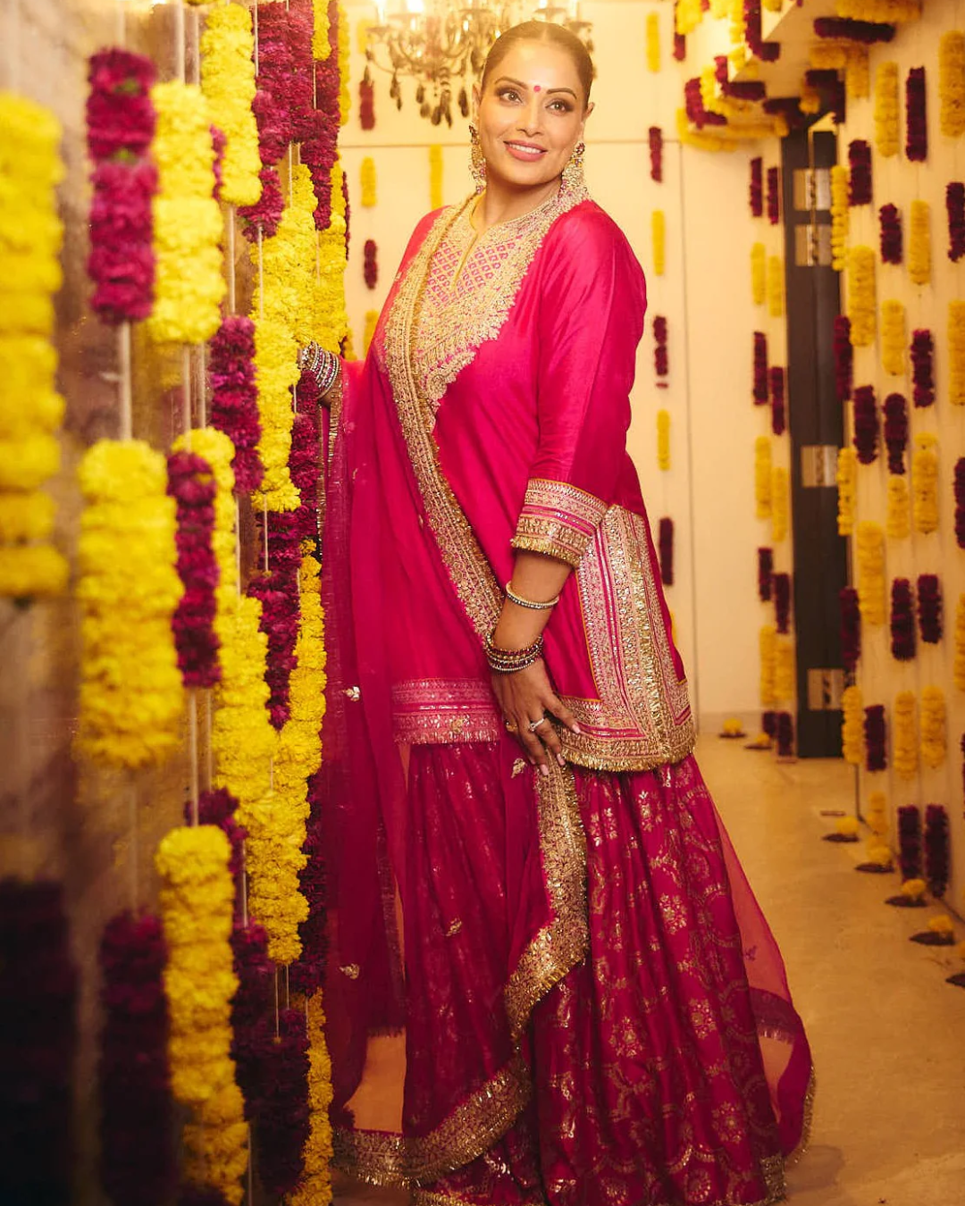 Gopi Vaid - Bipasha Basu in Shahida Sharara Set From Nizaam