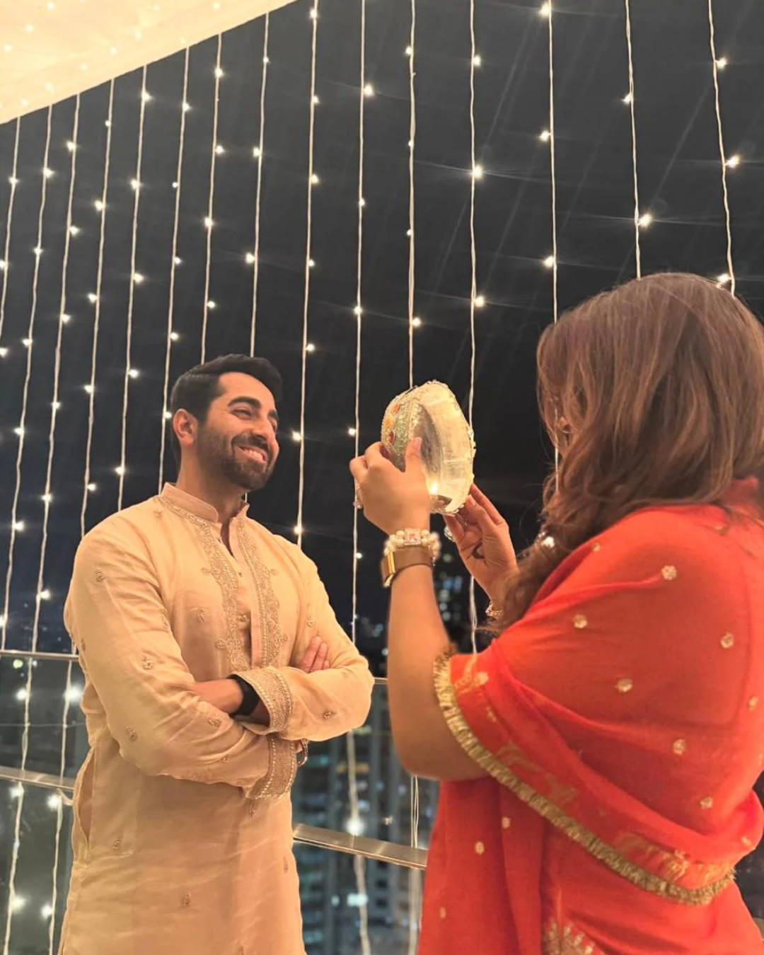 Gopi Vaid - Ayushmann Khuranna in Nawab Kurta Set From Nizaam