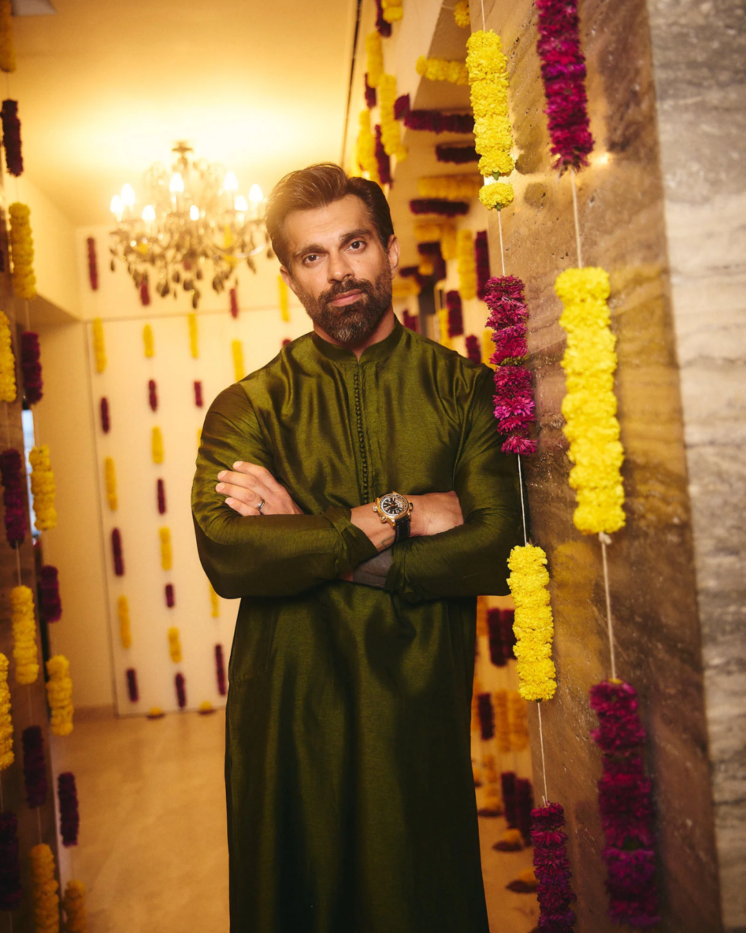 Gopi Vaid - Karan Singh Grover in Farid Kurta Set From Nizaam