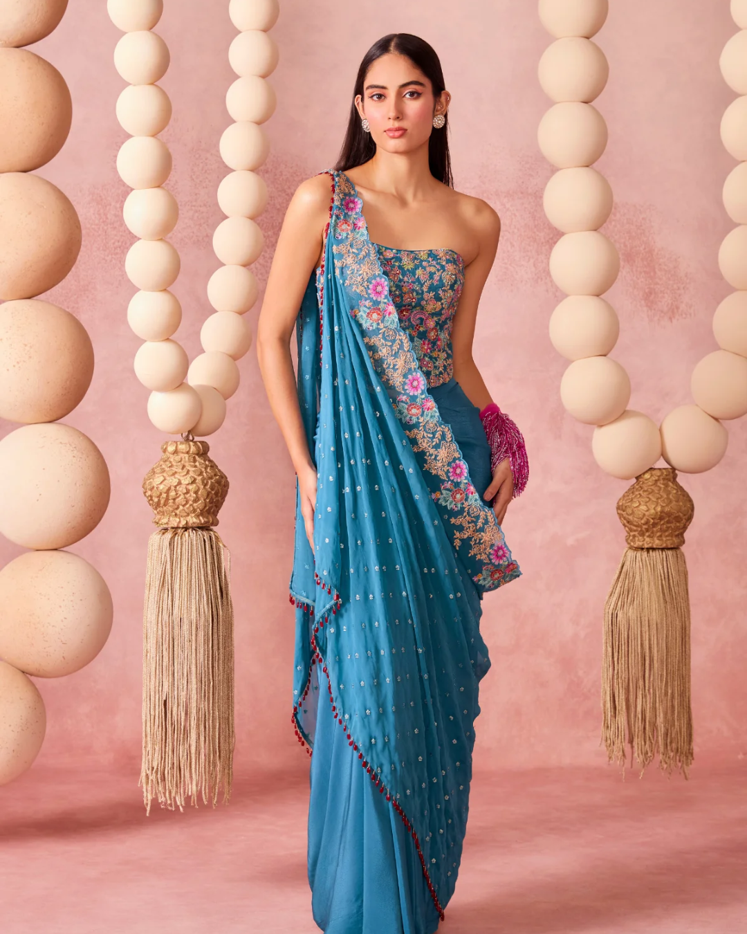 Chamee & Palak - Itra Drape Skirt From Jhoom