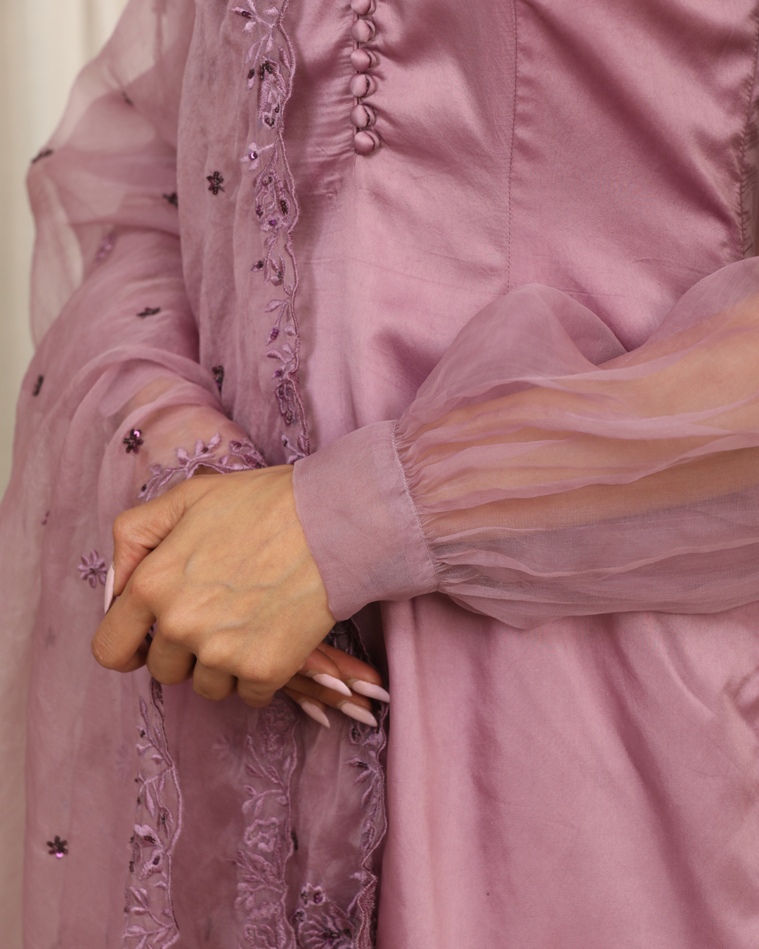 Esha Koul - Lavender Kurta Set