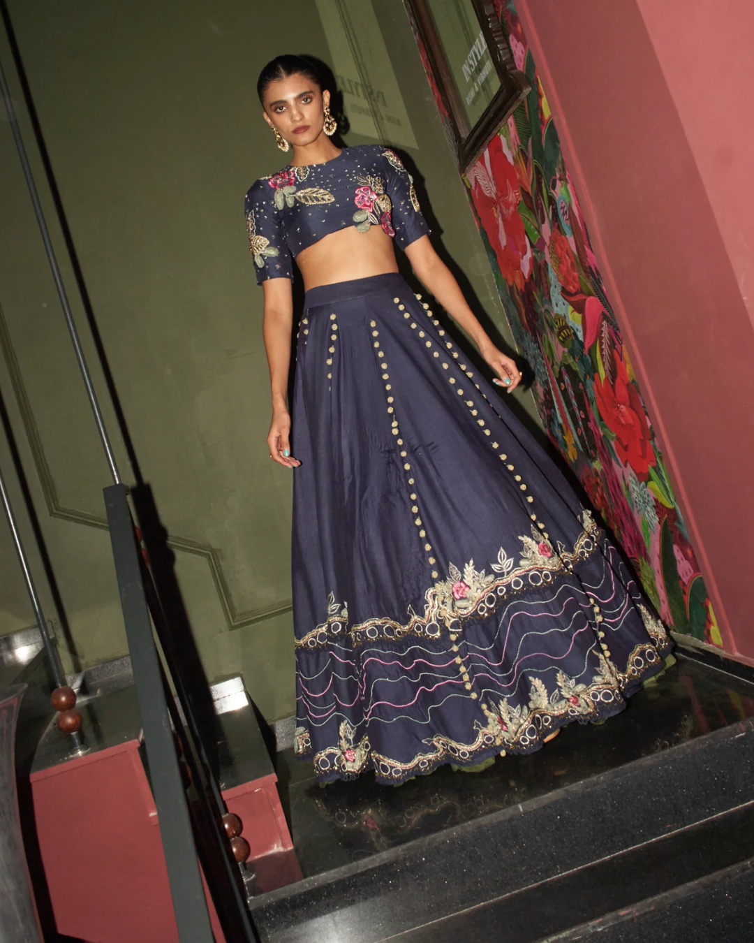 Rishi and Vibhuti - Imperial Lehenga From Rock & Roll