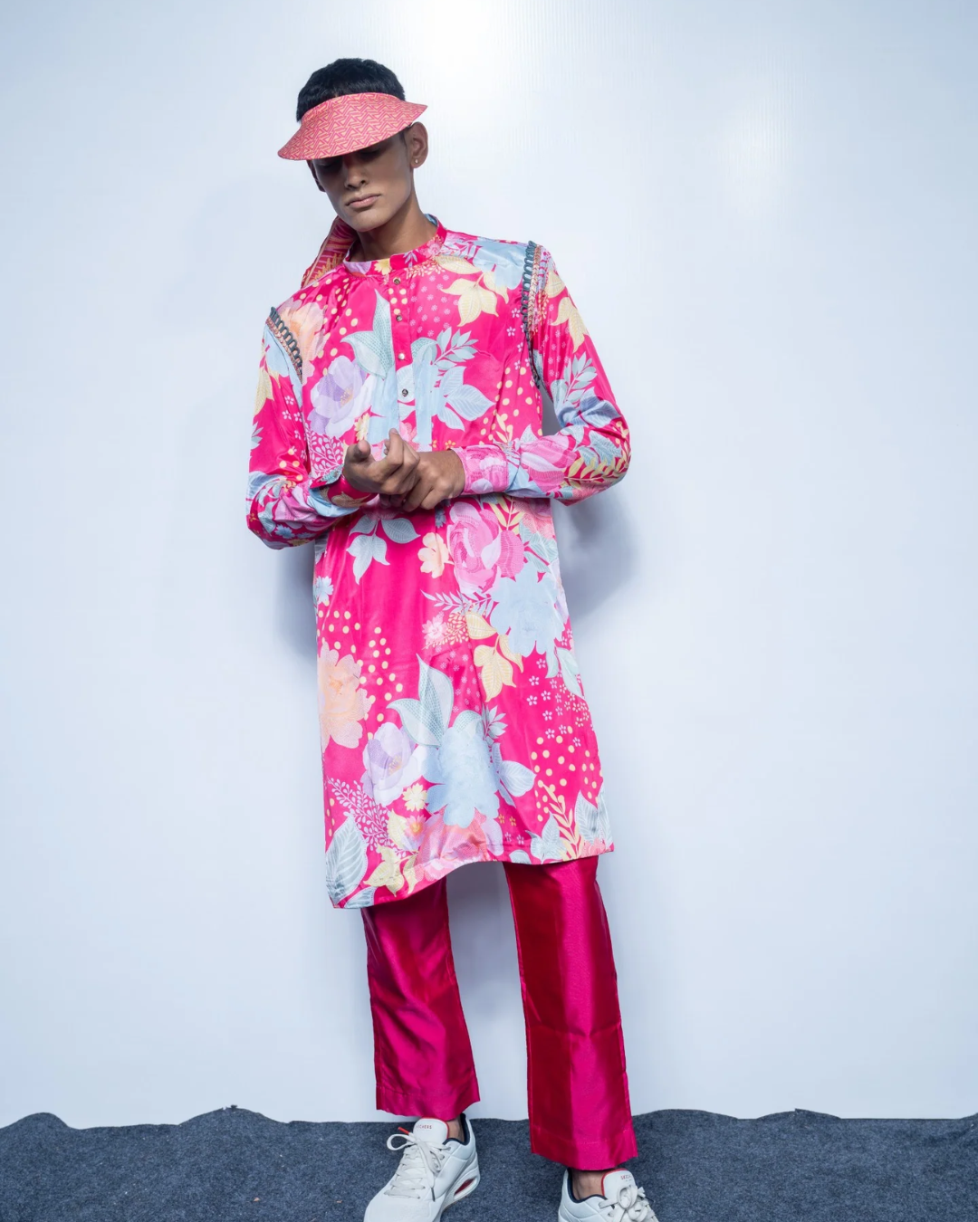 Rishi and Vibhuti - Canvas Collar Kurta Set From Rock & Roll