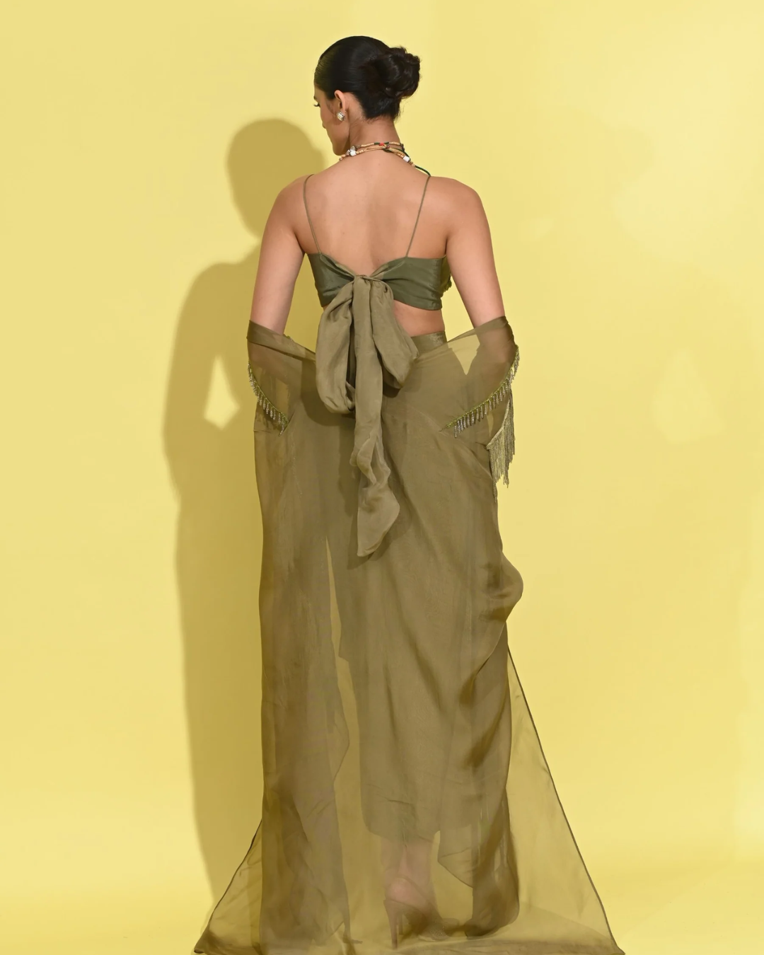 Rishi and Vibhuti - Gigli Groove Cape Set From Tamasha