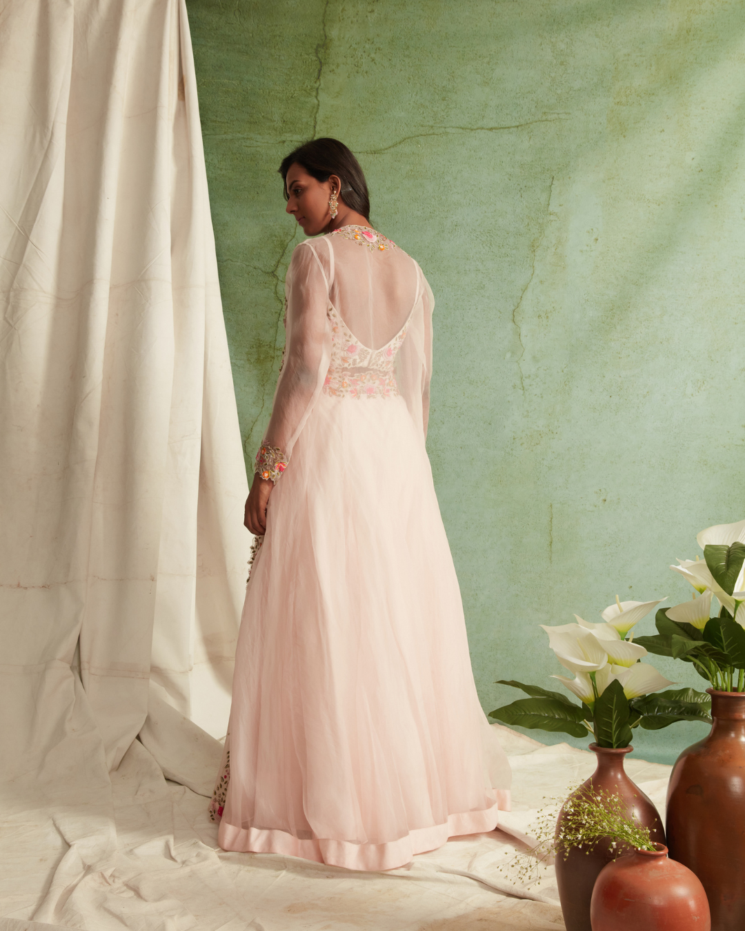 Priyanka Jain - Lehenga With Blouse And Long Cape From Love Of Tomorrow