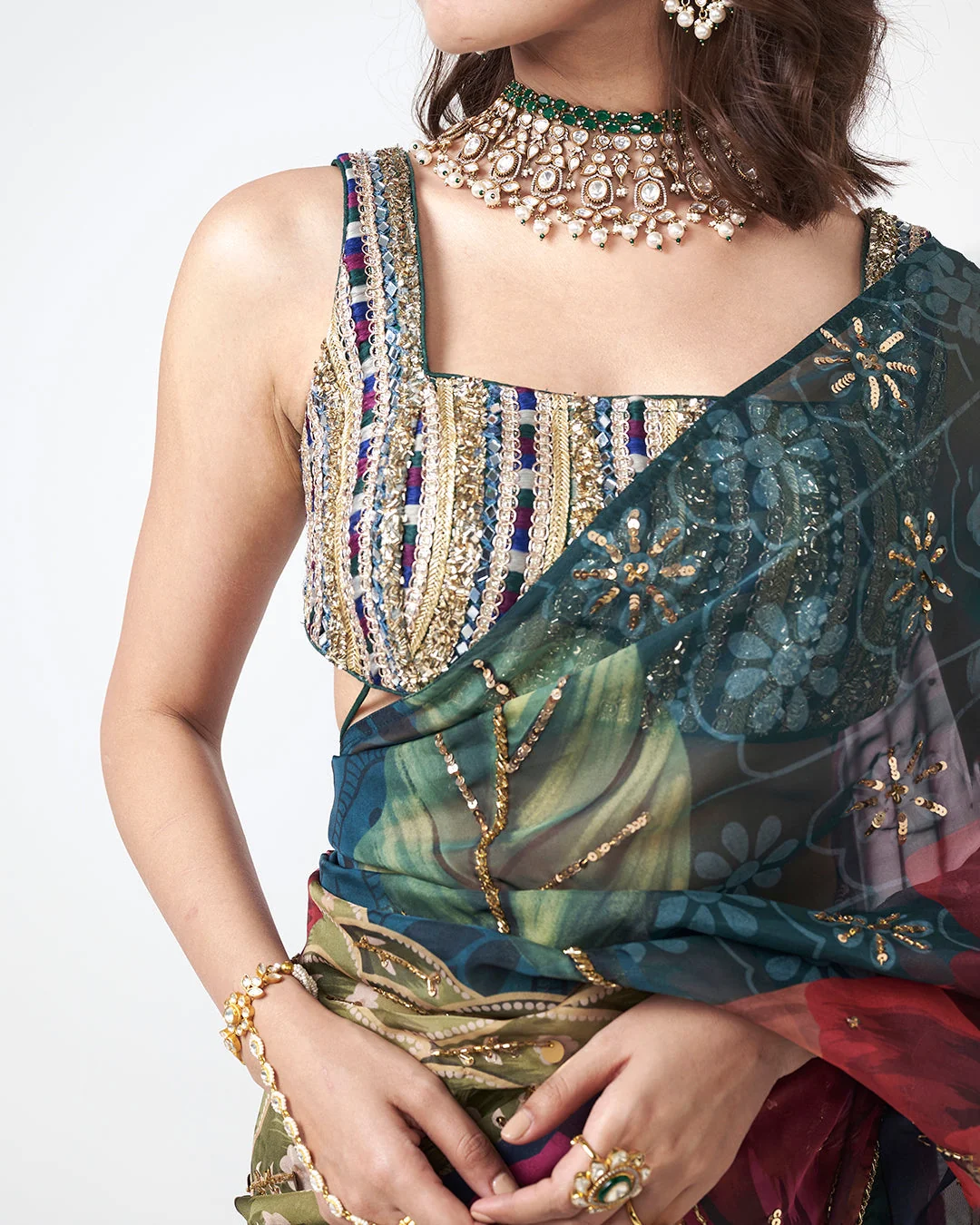 Rishi and Vibhuti - Corbet Glam Wrap From Gulon Ke Rang