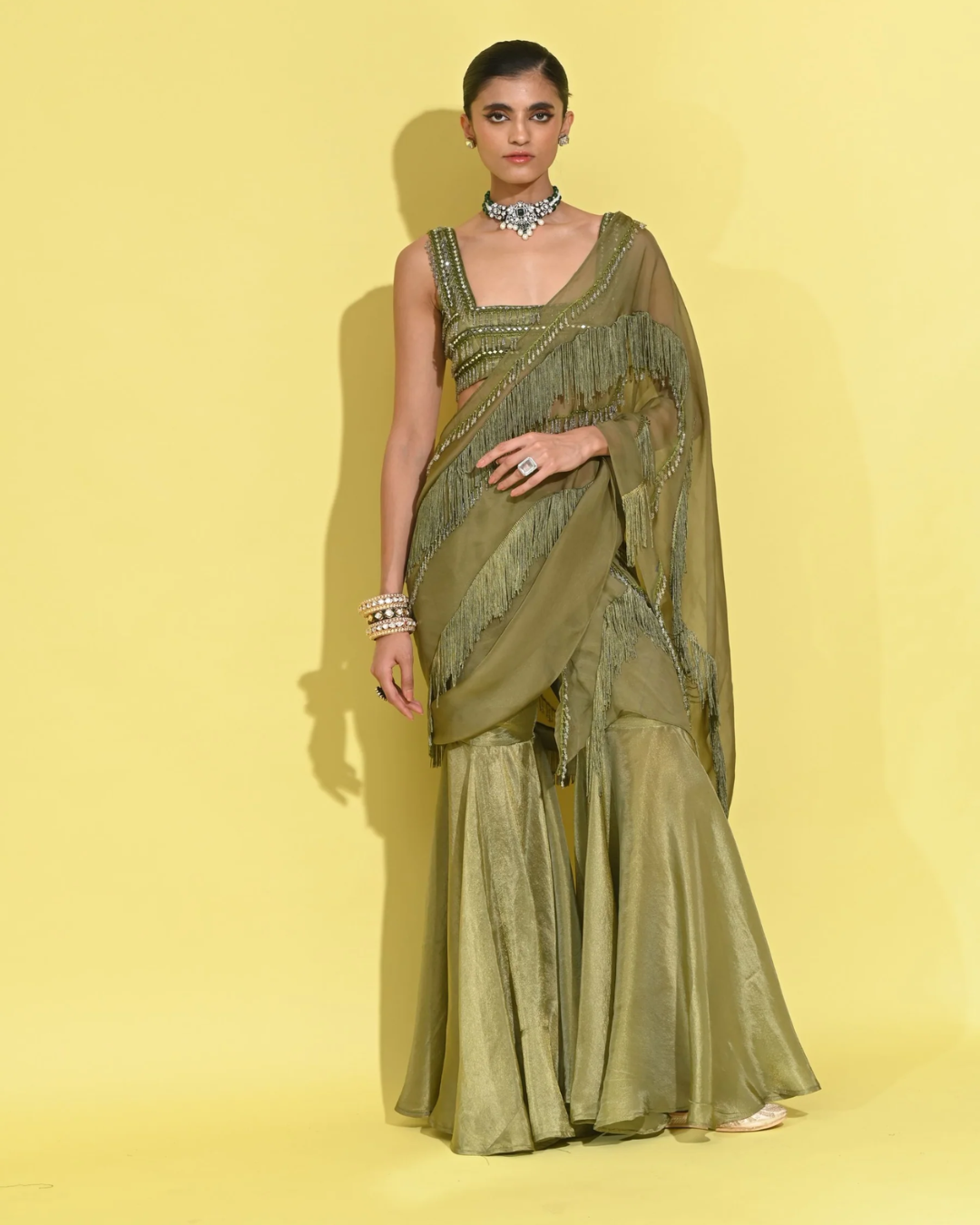 Rishi and Vibhuti - Veronica Saree Set  From Tamasha