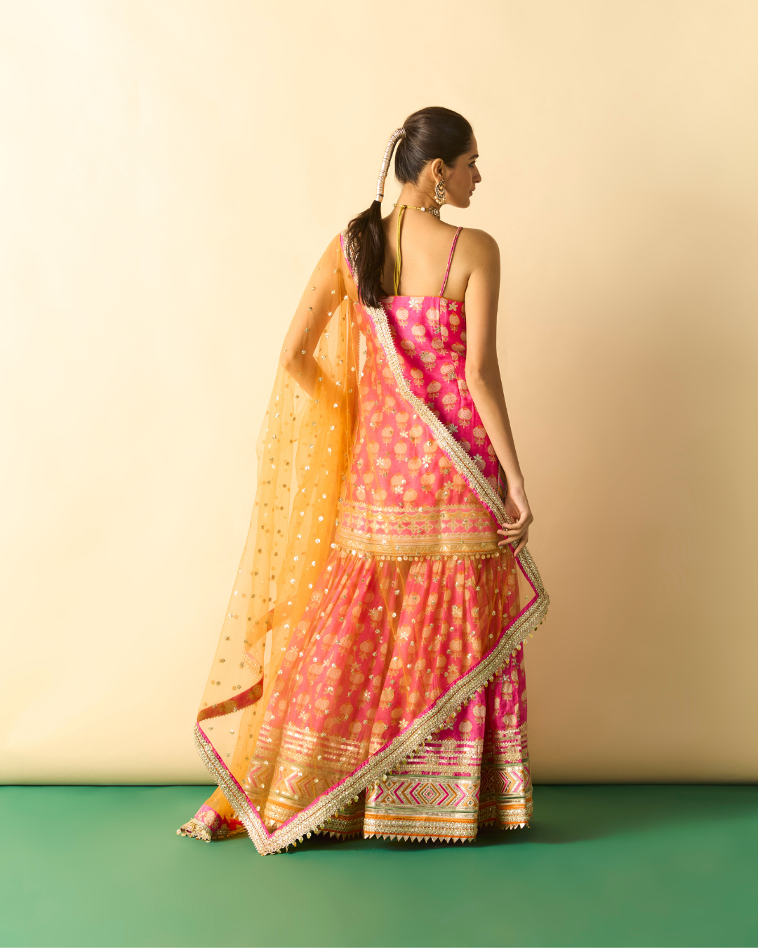 Gopi Vaid - Ravina Strappy Sharara Set From Chaar Bagh
